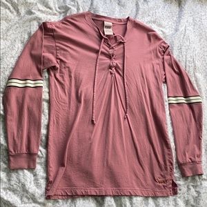 Pink long sleeve shirt
